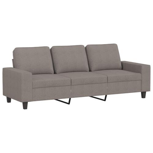 2 personers sofa stof gråbrun