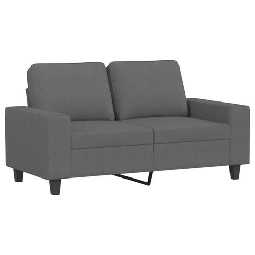2 personers sofa stof mørkegrå