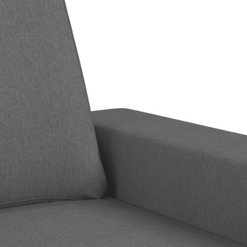 2 personers sofa stof mørkegrå