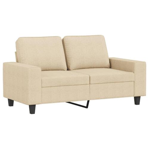 2 personers sofa stof cremefarvet