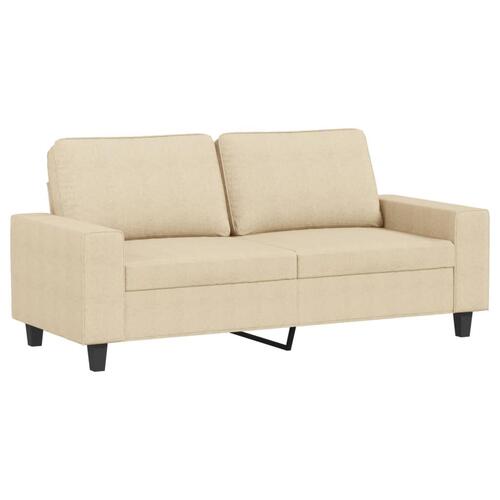 2 personers sofa stof cremefarvet