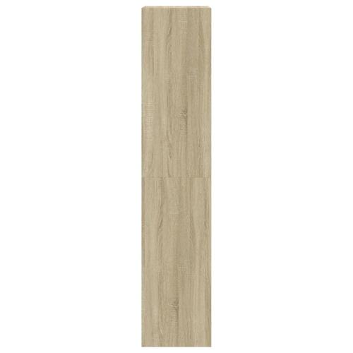 Skoskab med 4 vippeskuffer 60x42x204 cm sonoma-eg