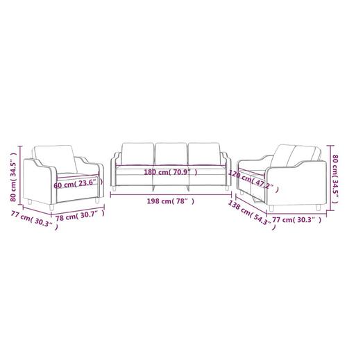 3 personers sofa med hynder stof lysegrå
