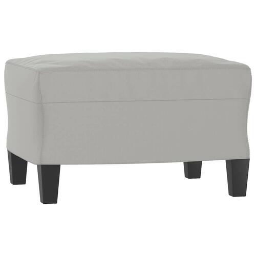 Sofasæt 4 dele med hynder mikrofiberstof lysegrå