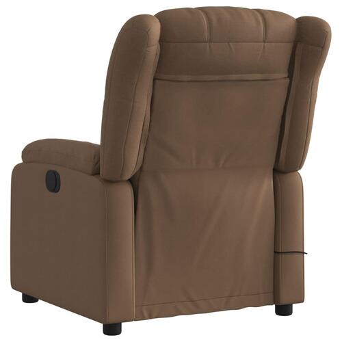Massagestol stof brun