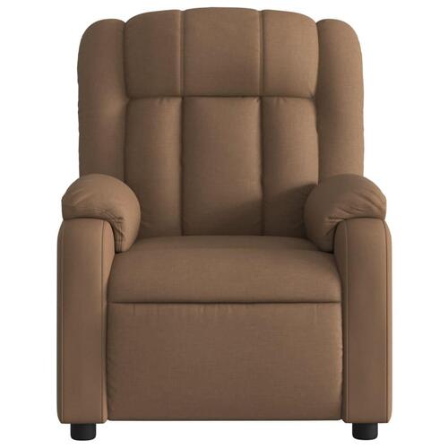 Massagestol stof brun