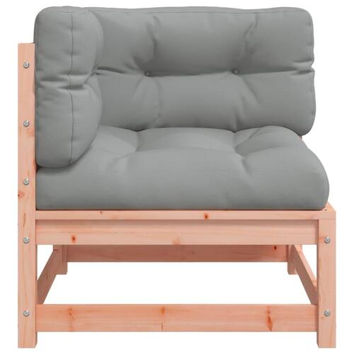 Hjørnemoduler 2 stk. til havesofa m. hynder massivt douglasgran