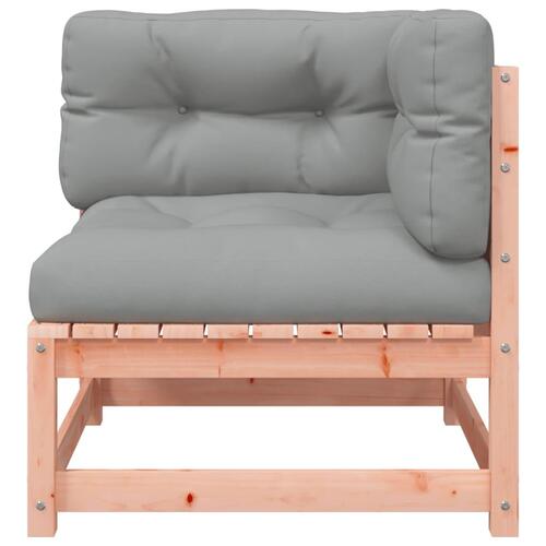 Hjørnemoduler 2 stk. til havesofa m. hynder massivt douglasgran