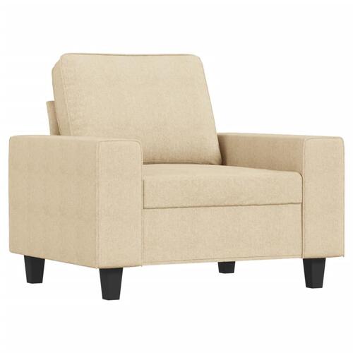 3 personers sofa stof cremefarvet