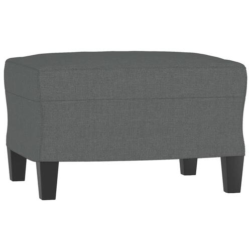 Sofasæt 4 dele stof mørkegrå