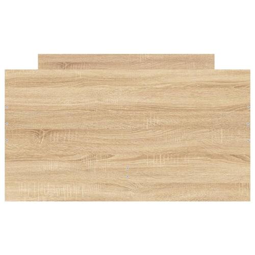 Sengeramme med skuffer 100x200 cm sonoma-eg