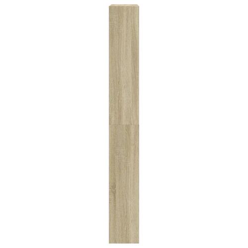 Skoskab med 4 vippeskuffer 80x21x163,5 cm sonoma-eg