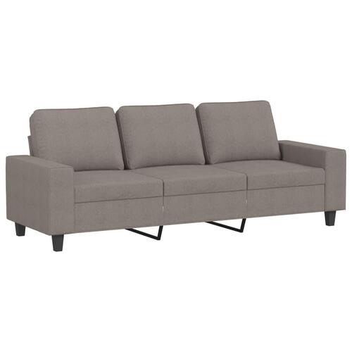 3 personers sofa stof gråbrun