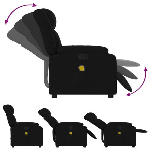 Massagestol stof sort