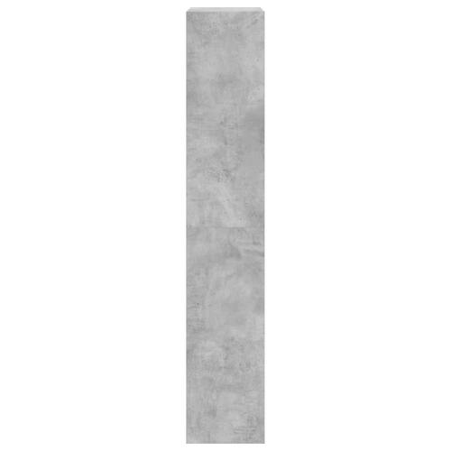 Skoskab med 4 vippeskuffer 60x34x187,5 cm betongrå