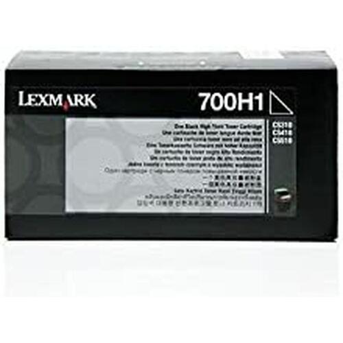 Original blækpatron Lexmark 70C0H10 Sort