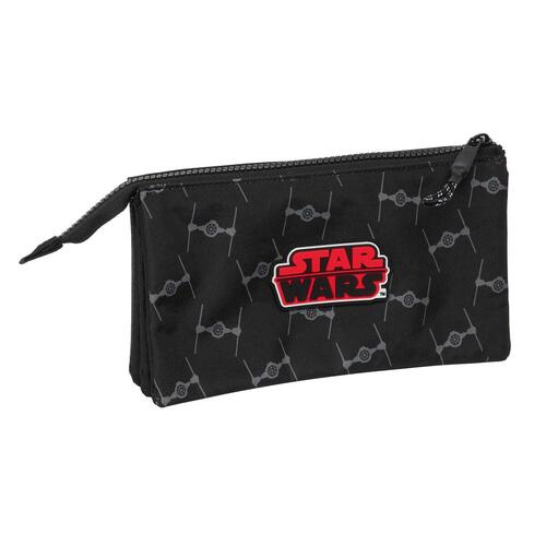 Dobbelt carry-all Star Wars The fighter Sort 22 x 12 x 3 cm