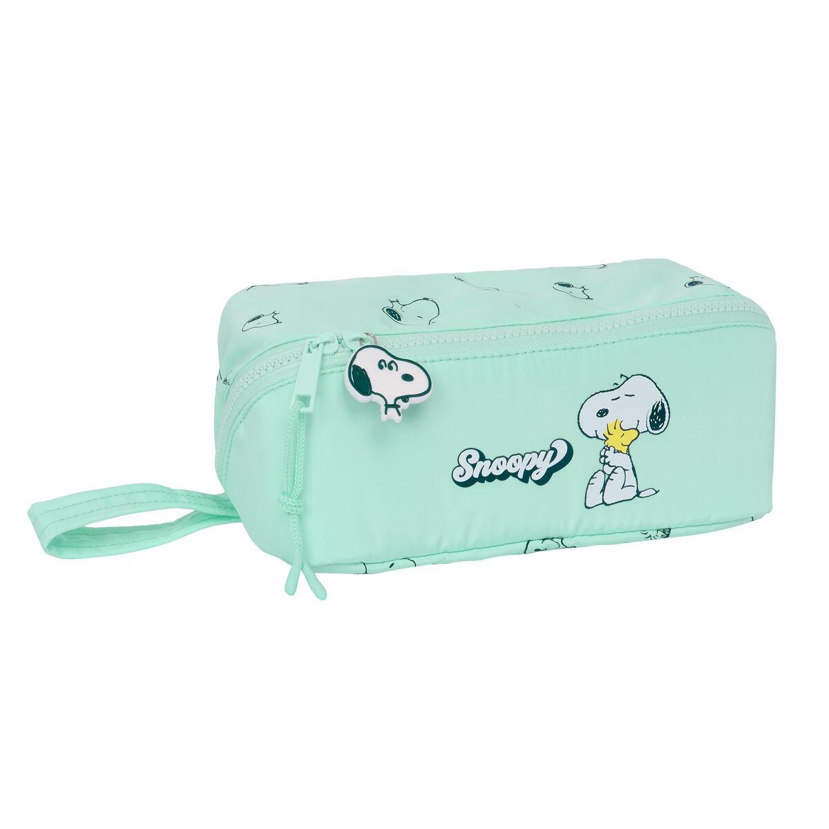 Penalhus Snoopy Groovy Grøn 22 x 10 x 10 cm