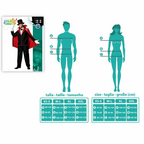 Kostume til voksne Tryllekunster mand XL