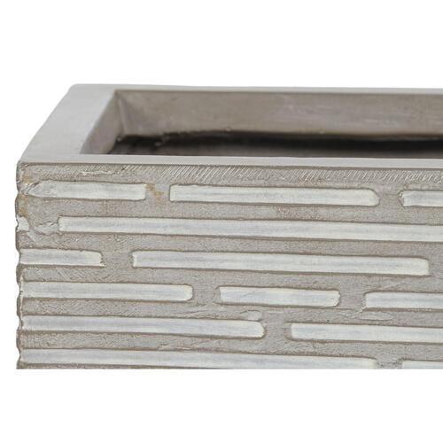 Plantekasse Home ESPRIT Beige Magnesium 74,5 x 37,5 x 37,5 cm