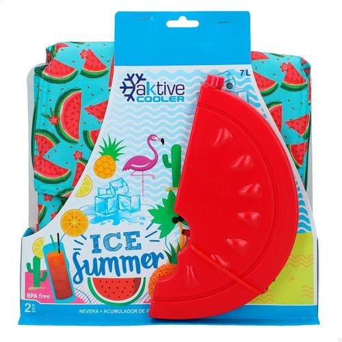 Transportabel Køleboks Aktive Plastik 24 x 23,5 x 14 cm (12 enheder)