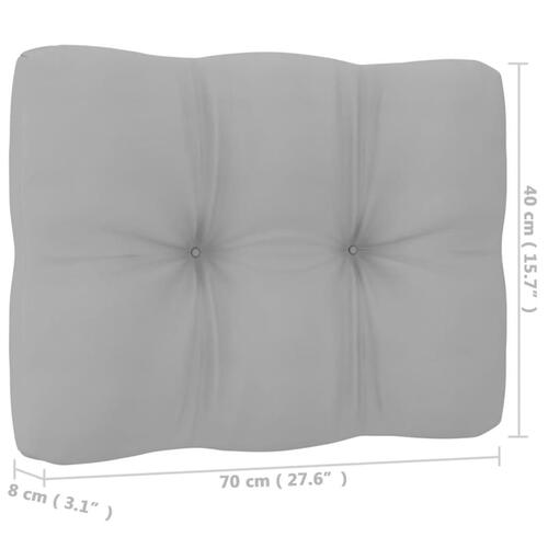 2-personers havesofa m. hynder massivt fyrretræ