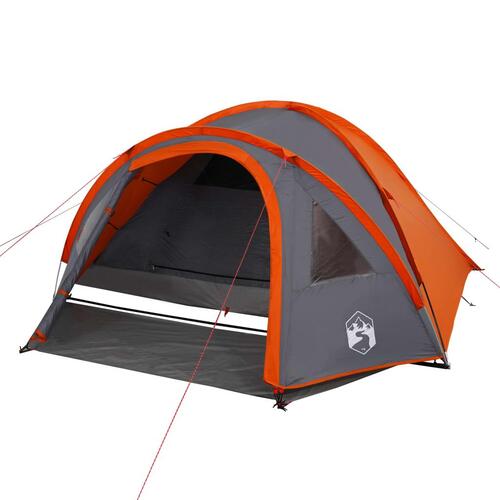 4-personers campingtelt vandafvisende orange