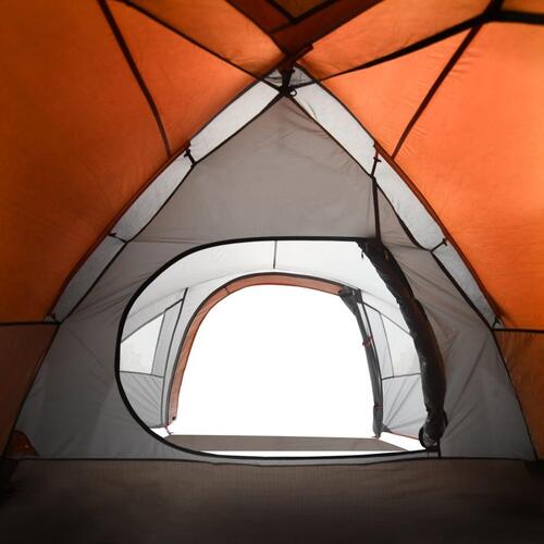 4-personers campingtelt vandafvisende orange