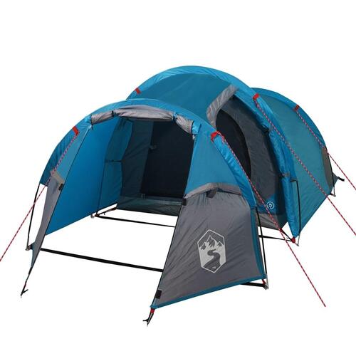 3-personers campingtelt vandafvisende blå
