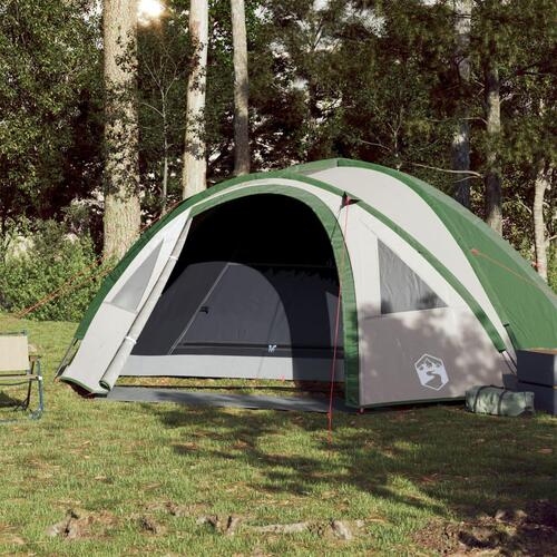 4-personers campingtelt vandafvisende kuppel grøn