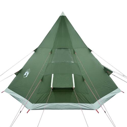 4-personers campingtelt vandafvisende grøn