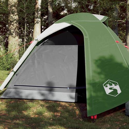 3-personers campingtelt vandafvisende kuppel grøn
