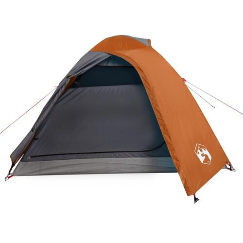 3-personers campingtelt vandafvisende kuppel orange