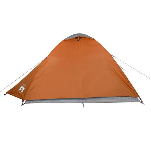 3-personers campingtelt vandafvisende kuppel orange