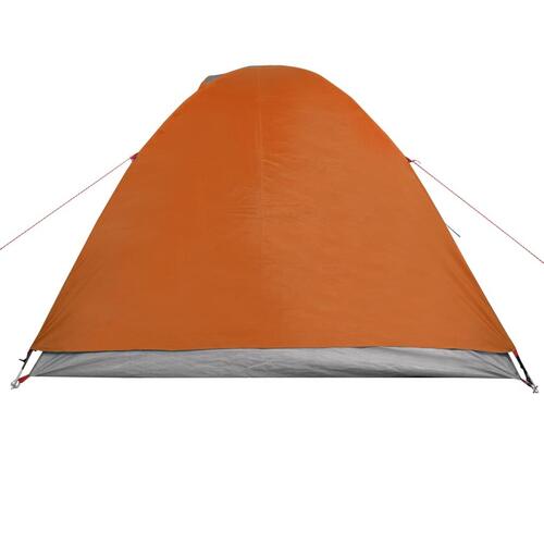 3-personers campingtelt vandafvisende kuppel orange