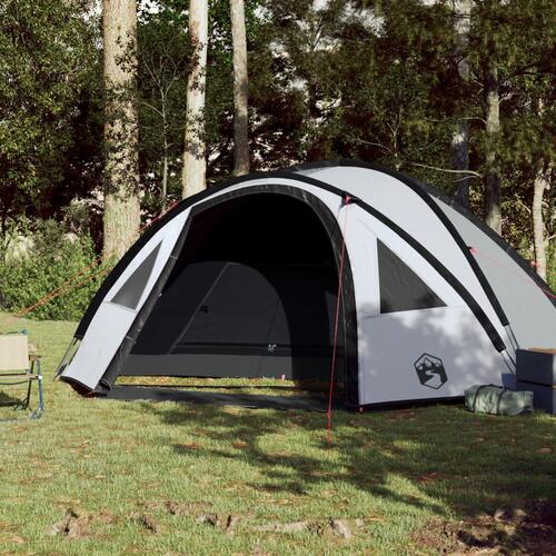 4-personers campingtelt vandafvisende mørklægningsstof hvid