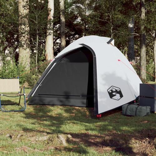 2-personers campingtelt vandafvisende mørklægningsstof hvid