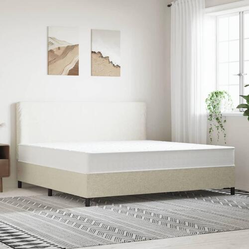 Springmadras m. pocket-fjedre medium fasthed 200x200 cm