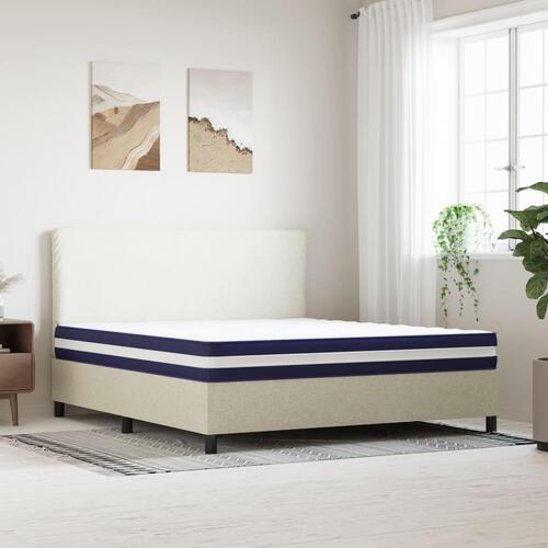 Springmadras m. pocket-fjedre medium fasthed 180x200 cm