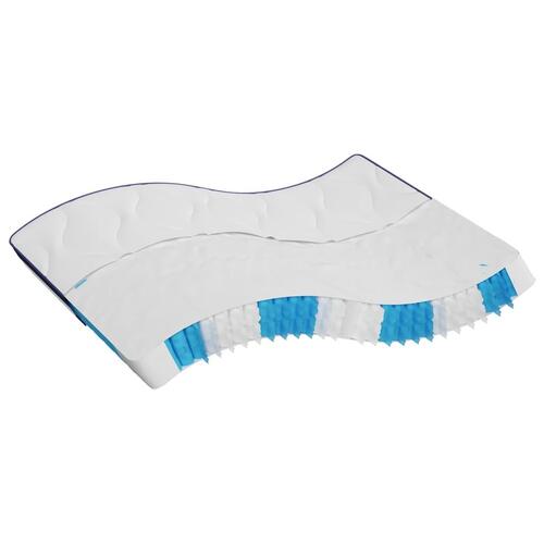 Springmadras m. pocket-fjedre medium fasthed 200x200 cm