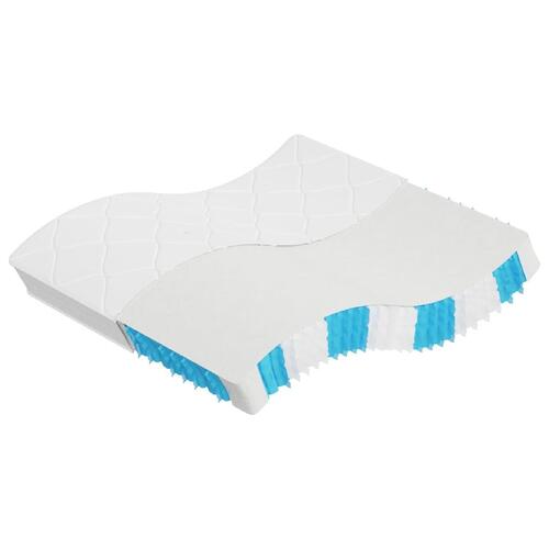 Springmadras m. pocket-fjedre medium fasthed 180x200 cm