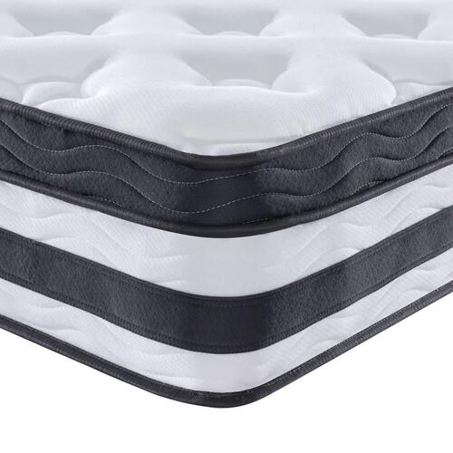 Springmadras m. pocket-fjedre medium 200x200 cm