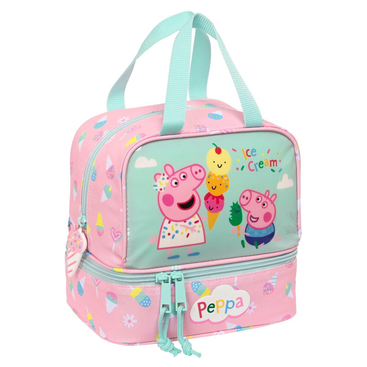 Termomadkasse Peppa Pig Ice cream Pink Mint 20 x 20 x 15 cm