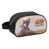 Skoletoilettaske The Mandalorian This is the way Sort 26 x 15 x 12 cm