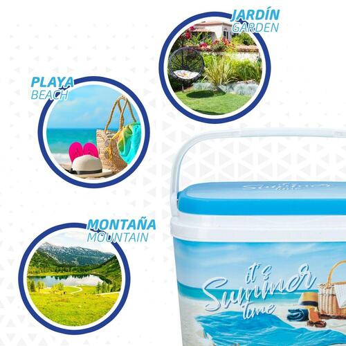 Sæt Ping Pong Aktive Summer Beach Plastik 6 L 29 x 20 x 19,5 cm (8 enheder)