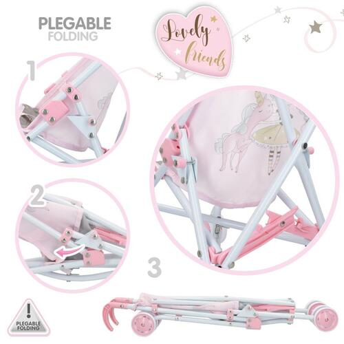 Stol til Dukker Colorbaby Adventure 28 x 56 x 42 cm 12 enheder