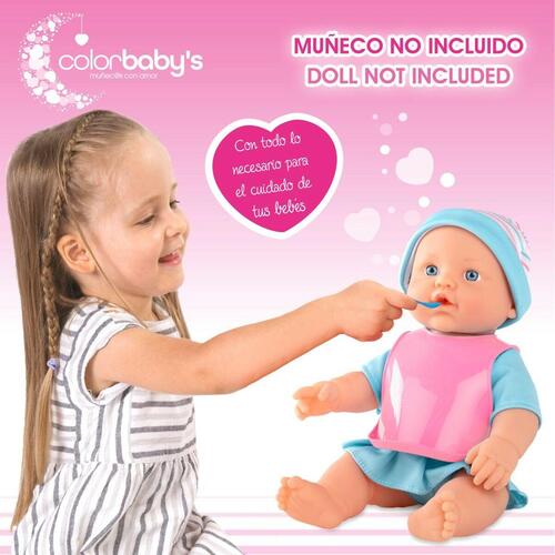 Dukke Tilbehør Colorbaby Baby Dukke 15 Dele 20 x 2 x 15 cm 12 enheder
