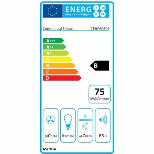 Konventions-emhætte Continental Edison 60 cm
