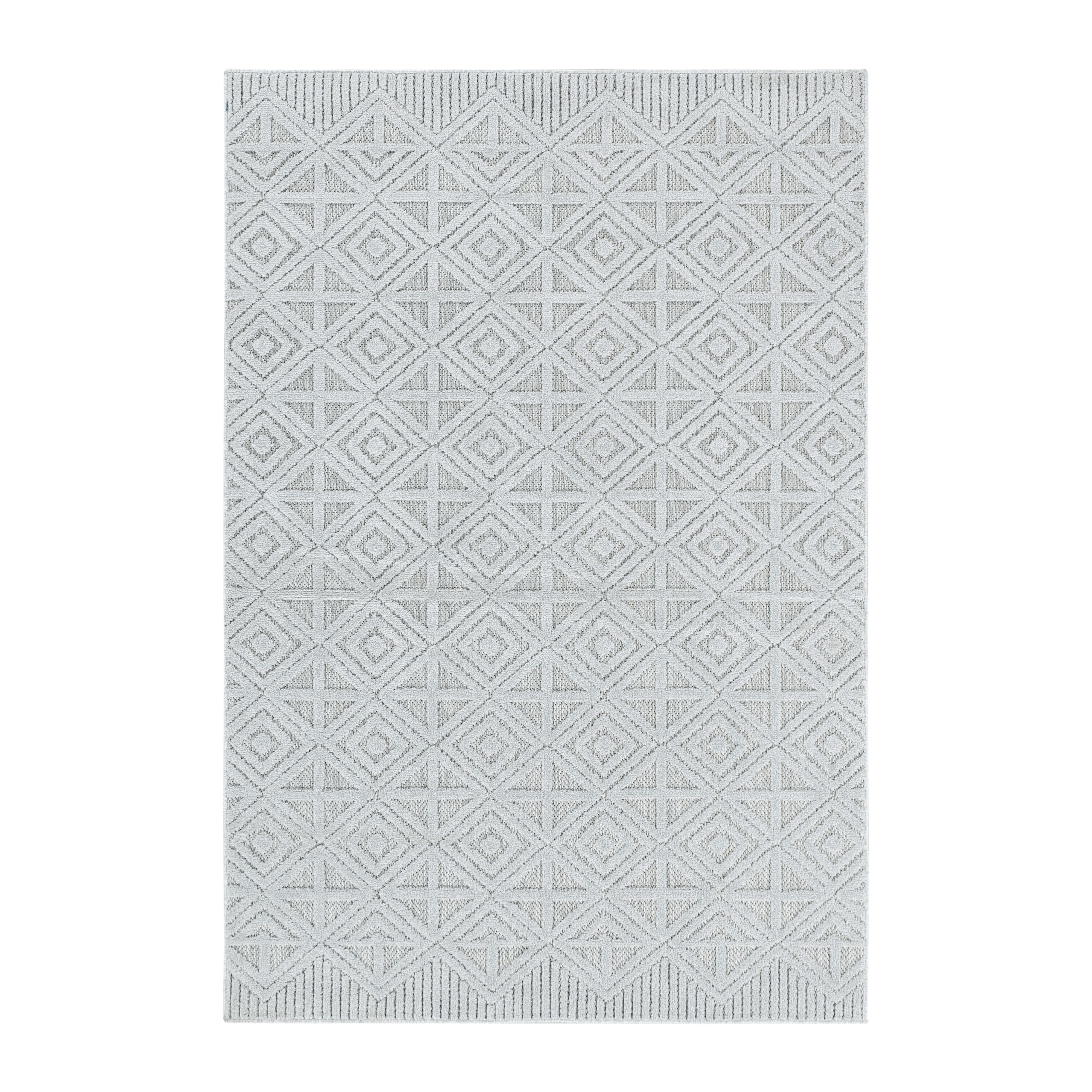 Bahama Udendørs Tæppeløber Boho - Grå - 80x250 (Løber)