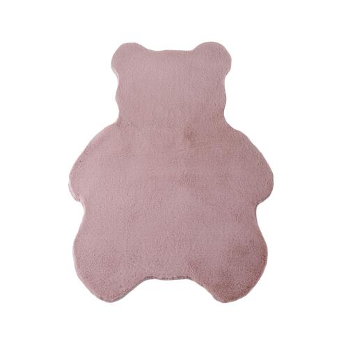 Caty Børnetæppe Bjørn - Rosa